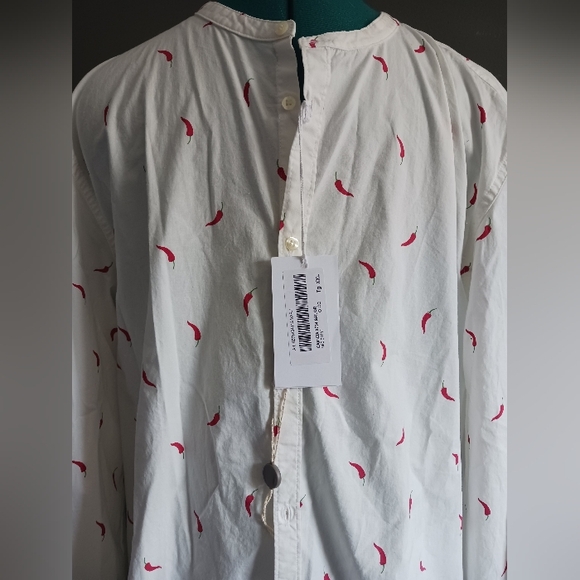 NWT Officina 36 Camicia 3734 Sailor Button Down Shirt Size XXL - Picture 2 of 8